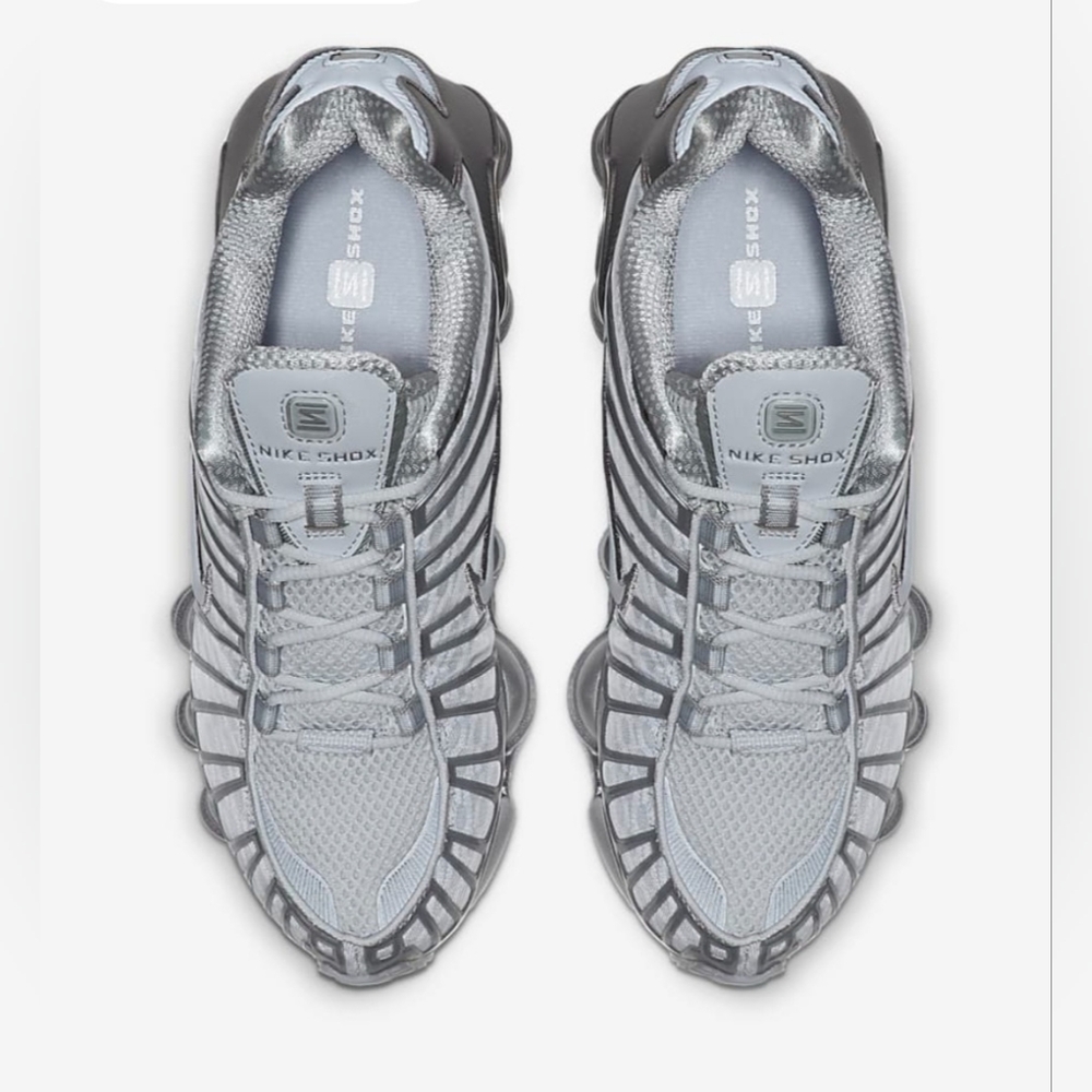 Nike Shox TL 'Metallic Silver' AR3566-003 Women's Size 7.5 - Picture 4 of 12